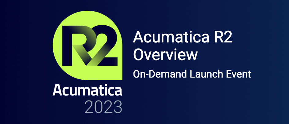 Launching Acumatica 2023R2